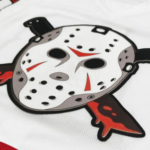 Dernier design de maillot de hockey sur glace pour adultes, couleur et logo personnalisés, 100% polyester, séchage rapide, respirant, vente en gros pour hommes, meilleur prix - Product Image 6