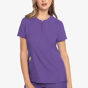 Camisas Médicas Unisex de Alta Calidad con Logotipo Personalizado, Tela de Lana Peinada para Uso Hospitalario - Product Image 1