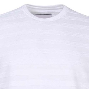 Camisetas informales de verano estilo callejero de algodón sólido de punto de talla grande para hombre OEM blanco personalizado para adultos - Product Image 5