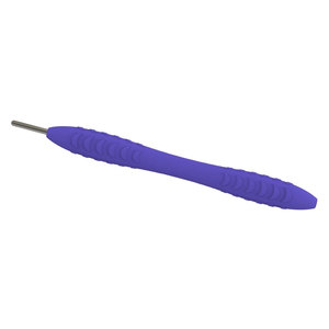 Purple Silicone Dental Mirror Handle Manual <b>Tooth</b> <b>Cleaning</b> <b>Tool</b> Ergonomic Design Autoclavable Reusable Manufacturer Pakistan - Product Image 3