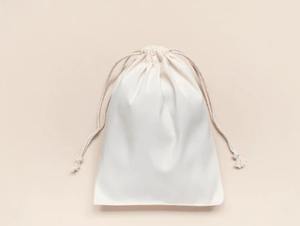 Meilleures offres pour les sacs à provisions traditionnels à cordon de couleur unie avec poignée en coton - Product Image 2