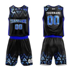 En gros Personnalisé 100% Polyester Respirant Imprimé Basketball Uniformes Premium Qualité Haute Demande Équipe Porter Des Ensembles Élégants - Product Image 3