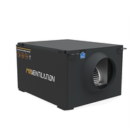 Système HRV/ERV haute capacité 2700m/h pour usage extérieur en milieu hospitalier, filtration HEPA H13, purificateur d'air électrostatique lavable, plafond