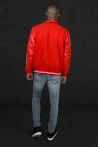 Cantidad a granel Nuevo diseño Hombres Sublimación Bomber Jacket Ligero Impermeable A prueba de viento Varsity Jacket para hombres - Product Image 3