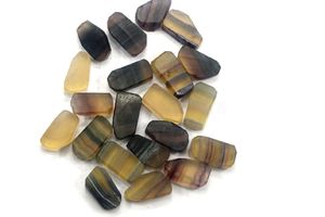 5 piezas 24-28 MM fluorita semipreciosa sin tratar tamaño crudo increíble hermosa piedra preciosa natural suelta piedra cruda - Product Image 3