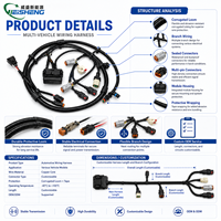 Harness Kabel Kustom Profesional untuk Otomotif, Kelautan, Excavator, ATV/UTV, dan Golf Cart