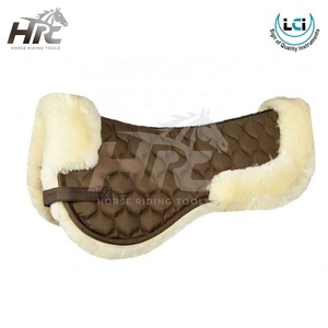 Almohadilla de Montar a Caballo Profesional de Primera Calidad, Nueva, con Acolchado Duradero, Almohadillas de Montar a Caballo de Lana de Cordero - Product Image 3