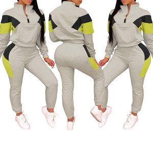 Vêtements de sport d'hiver pour femmes de haute qualité, polaire doux, ensemble deux pièces chaud / Vêtements de sport légers pour femmes, ensemble de survêtement respirant - Product Image 6