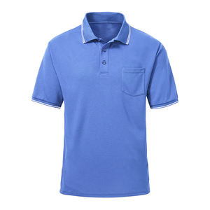 Polo informal de manga corta de verano para hombre, Camiseta de cuello roscado a la moda de oficina, camiseta Polo transpirable para hombre, ropa para hombre - Product Image 3