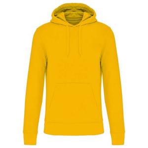 Sweat à capuche pour homme en molleton doux, couleur bordeaux foncé, manches longues, doublure 100% coton, respectueux de l'environnement - Product Image 4