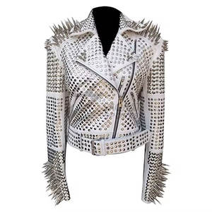 Marque distributeur Veste à clous en cuir respirante pour femmes Vestes d'hiver confortables à usage extérieur au meilleur prix - Product Image 1