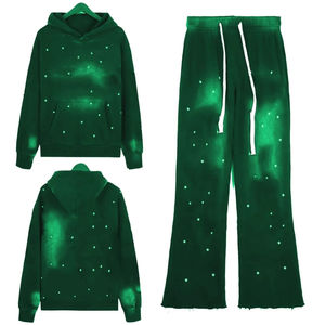 El mejor chándal de diamantes de imitación de material para mujer Logotipo personalizado/Color Diseño perfecto Venta caliente a una tarifa barata Chándales - Product Image 1