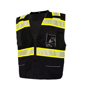 Chaleco de Seguridad Reflectante de Alta Visibilidad Personalizable con Opción de Logotipo, Material de Poliéster/Nailon para Adultos - Product Image 5