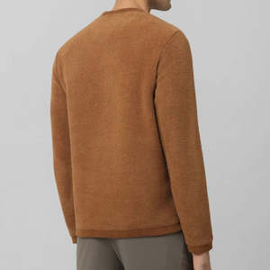 เสื้อสเวตเตอร์ผ้าฟลีซนุ่มใส่วิ่งสำหรับผู้ชายทรงโอเวอร์ไซส์ผ้าคอตตอน370gsm - Product Image 6