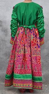 Traditional <b>Muslim</b> Clothing Afghan Kuchi <b>Dress</b> Afghani Koochi <b>Dresses</b> for Eid <b>Wedding</b> Party Indian Pakistani Style Salwar Kameez - Product Image 5