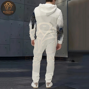 Survêtements à capuche décontractés à manches longues avec impression 3D, survêtements respirants légers et écologiques pour hommes, qualité supérieure - Product Image 2