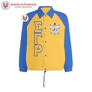 Logo personnalisé pour hommes Sigma Gamma Rho veste d'entraîneurs vierge grande taille pour hommes veste d'entraîneurs coupe-vent veste d'entraîneurs - Product Image 4