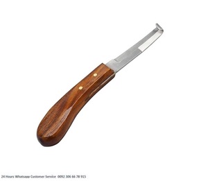 มีดกีบมือซ้ายด้ามไม้มีขอบคู่ - Product Image 4