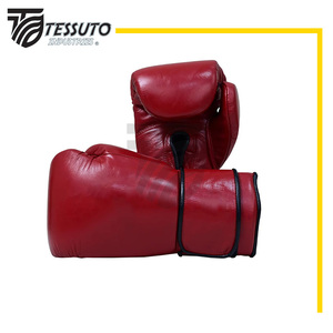 Support de poignet Velcro Gants de boxe personnalisés Conception OEM Compétition de boxe Support de poignet à boucle et crochet personnalisé Gants de boxe - Product Image 4