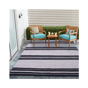 Tapis tissés d'intérieur modernes 100% en laine et coton de forme rectangulaire avec motif géométrique lavable pour les commandes en gros - Product Image 1