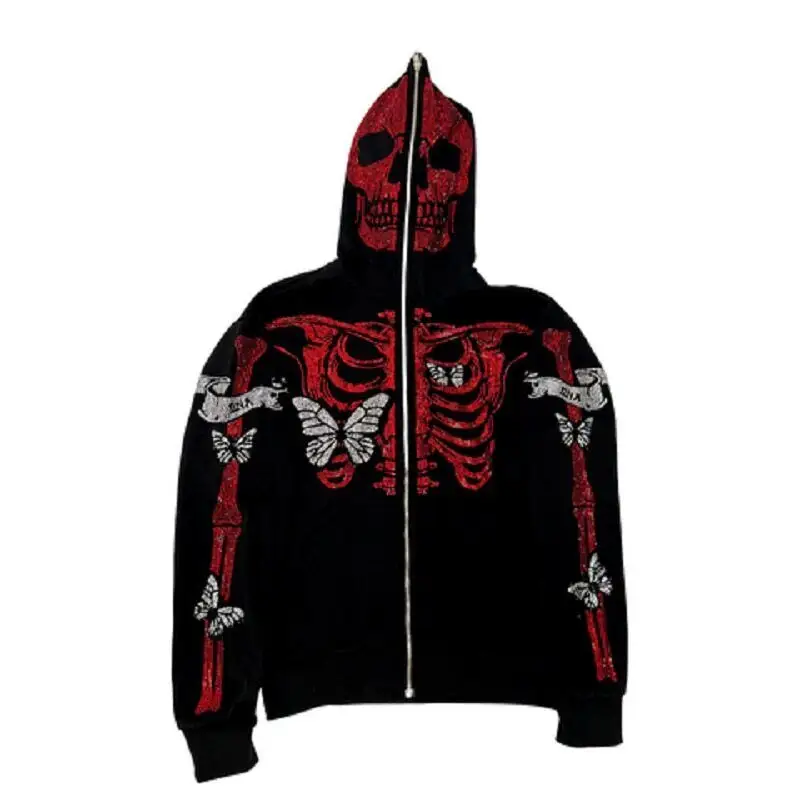 Rhinestone Hoodies Unisex