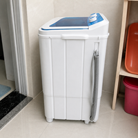 Lave-linge semi-automatique à chargement par le haut, léger, 3,5 kg, pour appartement et dortoir