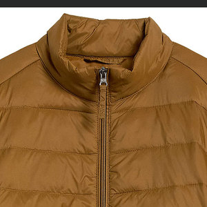 Chaqueta acolchada de la mejor calidad, ropa ligera de invierno para hombre, chaqueta de exterior de talla regular con cuello levantado y logotipo personalizado para hombre - Product Image 4