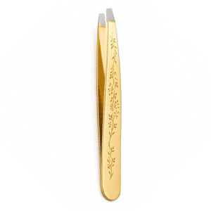 Pinzas para Cejas SHEARS BEAUTY de Acero Inoxidable Duradero con Punta Curva - Herramienta Profesional para Salón de Belleza - Product Image 1