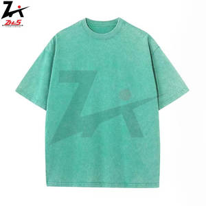 เสื้อยืดวินเทจโอเวอร์ไซส์ผู้ชายผ้าฝ้าย100% ทรงหลวมลำลองแขนสั้นสบายทนทานมีสไตล์ทอของผู้ชายทนทาน - Product Image 6