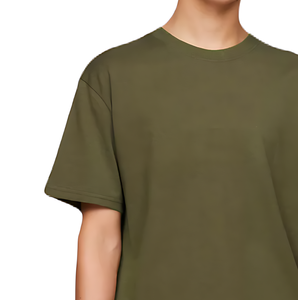 Camisetas de Gimnasio para Hombre, 100% Algodón, Manga Corta, Corte Regular, Cuello Redondo, Tejido Frontal Transpirable, Secado Rápido, Alta Calidad, Último Diseño - Product Image 5