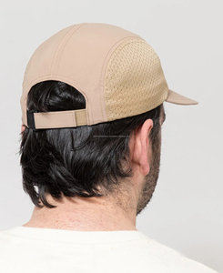 Casquette de baseball snapback légère pour homme en ripstop marron, respirante, multi-panneaux, prix abordable, vente en gros 2026 - Product Image 3