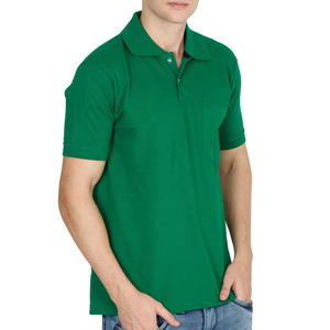 Camiseta Polo Lisa Personalizada para Hombre, Manga Corta, Prenda Básica, Personalización de Marca, Múltiples Colores, Tallas S-4XL, Fábrica OEM - Product Image 3