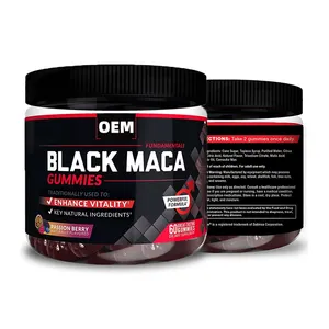 Energy-Boosting Horny Goat Weed And Maca Gummies Men's For Middle-Aged And Elderly Enhanced Vitality And Sex Drive