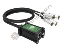 Câble de serpent audio XLR 4 canaux 3 broches pour studio d'enregistrement de scène Câble de haut-parleur haut-parleur d'extension de signal réseau femelle mâle Speakon