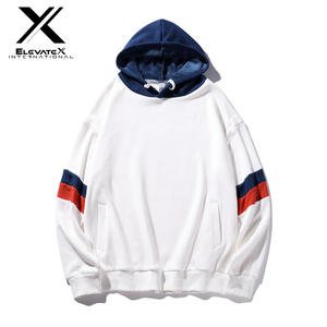 เสื้อฮู้ดสวมหัวผู้ชายสไตล์ฝรั่งเศสฤดูหนาวผ้าฟลีซผ้าฝ้าย100% หลากสีพิมพ์ลายปักโลโก้3D สีพื้น - Product Image 3