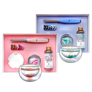 Ensemble de bougies parfumées en gel liquide de 150 ml pour la décoration de la maison - Product Image 1