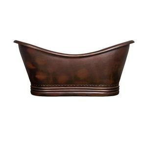 Baignoire en cuivre de grande taille, polie, de qualité supérieure, avec un design royal, baignoire de qualité supérieure pour chambre d'hôtel de luxe - Product Image 3