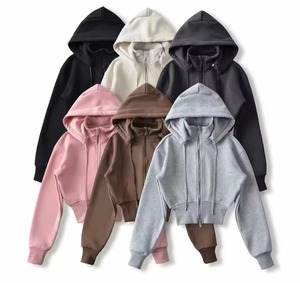 เสื้อมีฮู้ดผ้าฝ้าย450 GSM สำหรับผู้หญิงเสื้อผ้าแนวสตรีทสวมใส่สบายแขนยาวโอเวอร์ไซส์ - Product Image 6