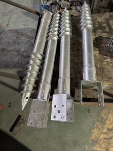 Hệ thống lắp đặt năng lượng mặt trời cho hệ thống giá đỡ bảng điều khiển năng lượng mặt trời hệ thống lắp đặt mặt đất cho trang trại năng lượng mặt trời thép xoắn ốc vít mặt đất - Product Image 3