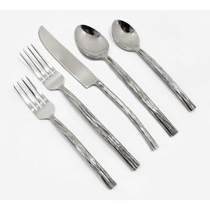 Juego de cubiertos de estilo elegante a granel para restaurantes de diseño premium a precio mayorista juego de cubiertos dorados de acero inoxidable para la cena - Product Image 3