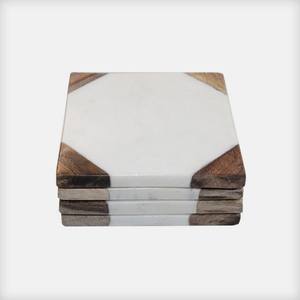 Posavasos con incrustaciones de hueso de último diseño de color personalizado para el hogar, cocina, taza de té, posavasos de fabricante indio - Product Image 4