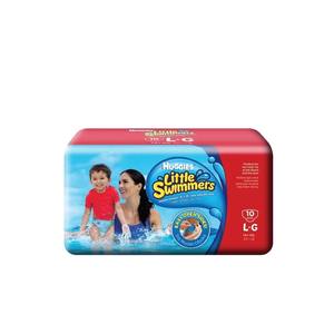 Couches pour bébés Huggies Little Swimmers, adaptées à la natation, anti-fuites et confortables pour les jeux aquatiques actifs - Product Image 3