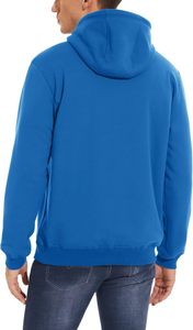 <b>Men</b> <b>Hoodie</b> With <b>Zipper</b> Cotton Fleece Sweatshirt Winter Outdoor Wear Casual Fit Long Sleeve Warm Street Style - Product Image 6
