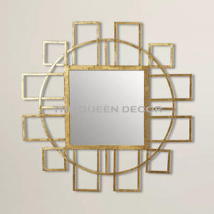 Miroir Mural Intérieur Acier Métal Maison Décoratif Design Unique Miroir Mural Classique et Moderne Plusieurs Conceptions de Finition - Product Image 2