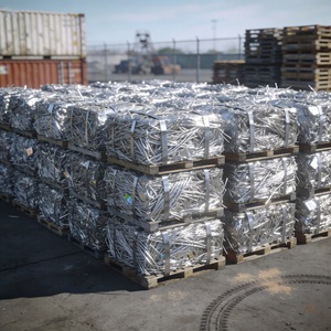 Déchets de canettes en alliage d'aluminium 6063, brillants, propres, en balles compactes, provenance Floride, pour le recyclage, la fusion, les laminoirs et les fonderies, Al99 en vrac - Product Image 5