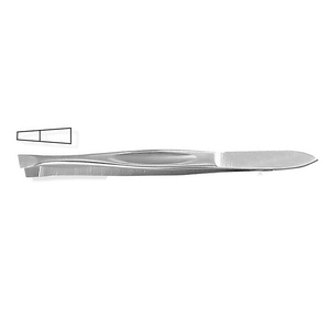 Meilleure qualité pointe inclinée sourcils pince à épiler en acier inoxydable visage épilateur sourcils pince à épiler pour la beauté - Product Image 1