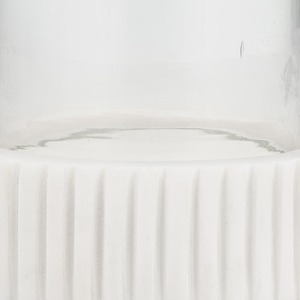 Bougeoirs en pierre de marbre blanc faits à la main pièce d'accent décorative pour la maison ou le mariage centres de table de mariage Style - Product Image 4