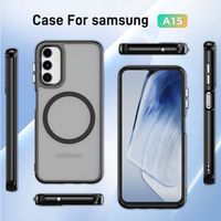 Casing Handphone Mewah Anti Benturan Transparan Matte Frosting Magnetik TPU+Akrilik Harga Pabrik Grosir Terbaru