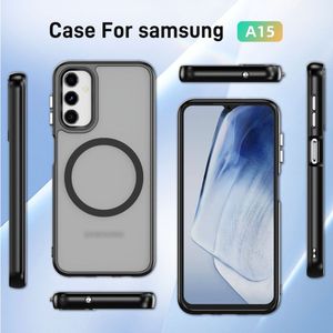 เคสโทรศัพท์มือถือกันกระแทกสีสันสดใสแบบแม่เหล็กผิวสัมผัส A15สำหรับ Samsung - Product Image 2