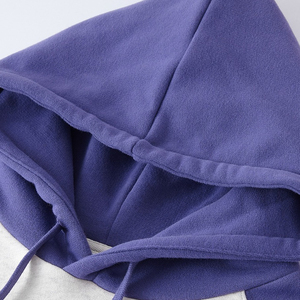 Sudaderas con Capucha de Alta Calidad para Otoño, de Algodón Grueso, Estilo Oversize, Desgastadas, con Logotipo Personalizado de Cristal y Serigrafía - Product Image 3